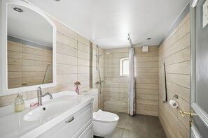 Shower, hair dryer