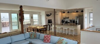 Oceanfront 5 Bedroom on Dune Road in Westhampton !  Enjoy a Private Ocean Beach