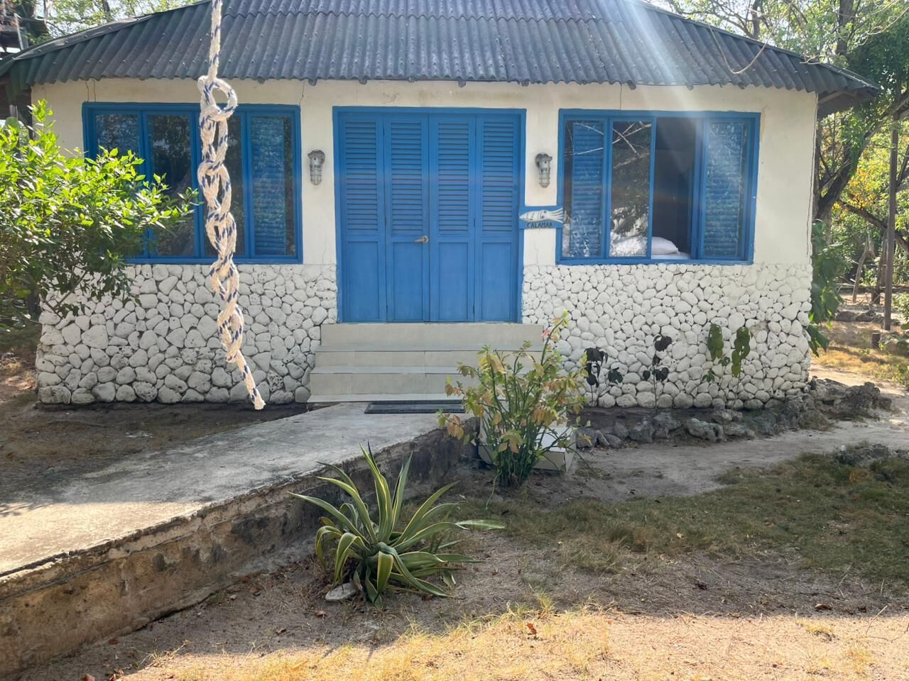Kamar Standar, patio, pemandangan kebun | Eksterior