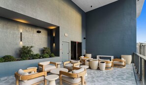 Terrace/patio - 501 First|Studio w/ Water View near Kaseya Center (Miami)