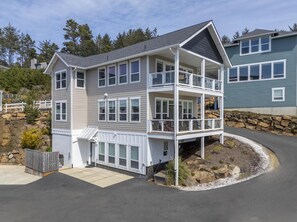 Exterior - Lincoln City | Two Decks | Ocean Views | Hot Tub (Lincoln City)