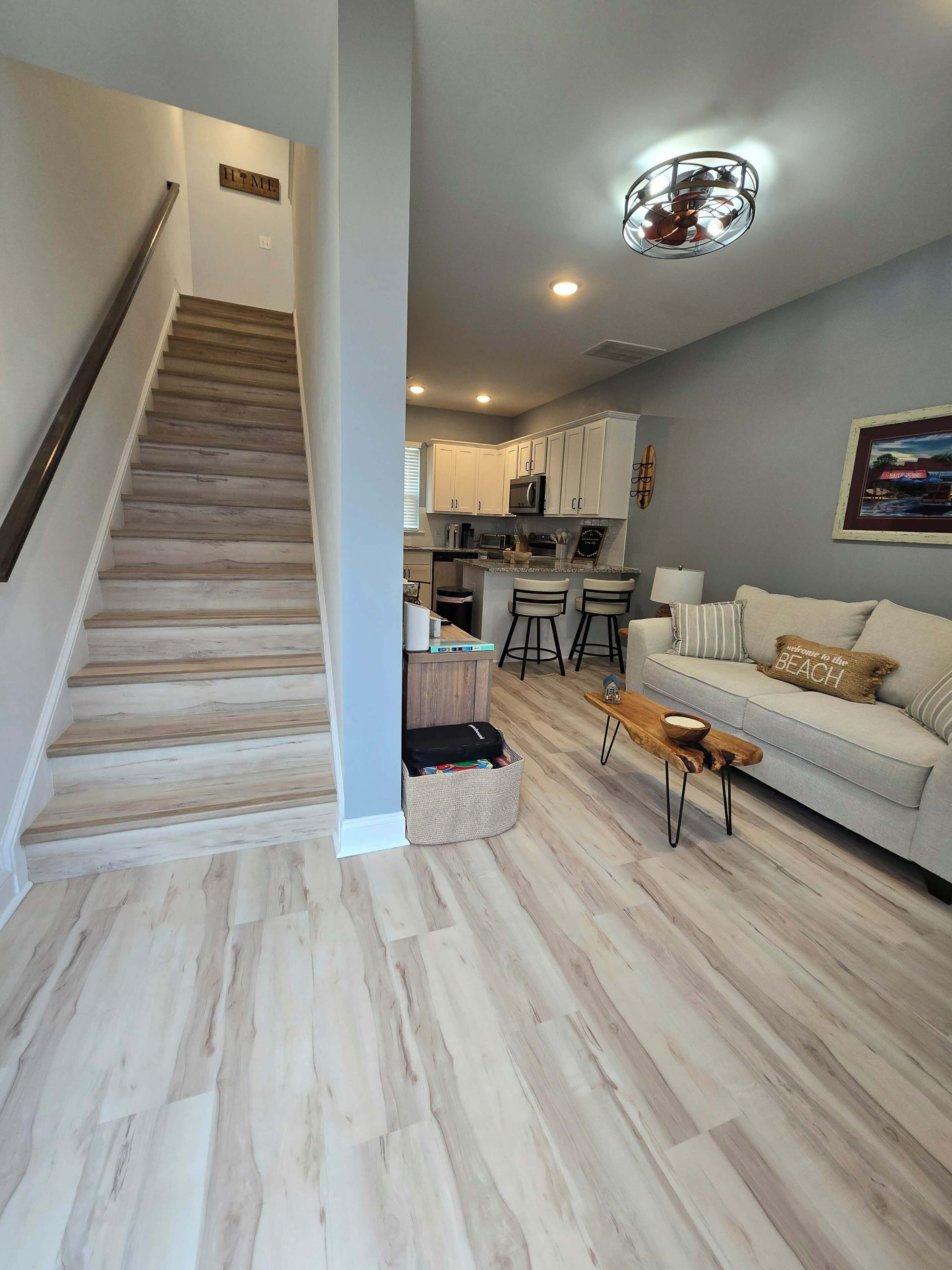 Smart TV, fireplace, video games, printers