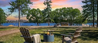 Enjoy lakeside bliss at Lakeside Lookout in Butternut, WI—perfect for family fun!