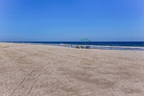 On the beach