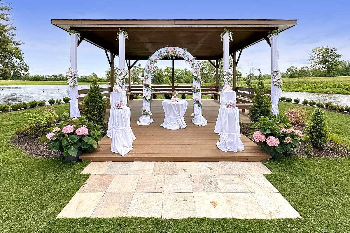 Área para banquetes al aire libre