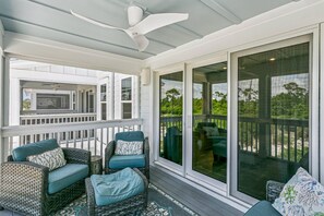 Terrace/patio - New Listing!| Lost Key| Dogs welcome| Two pools| Private Beach Club| Tennis| Free Golf (Pensacola)