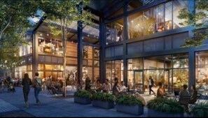 Outdoor dining - Luxe 2BR Townhouse | Kendall Sq/MIT | Private Entry (Cambridge)