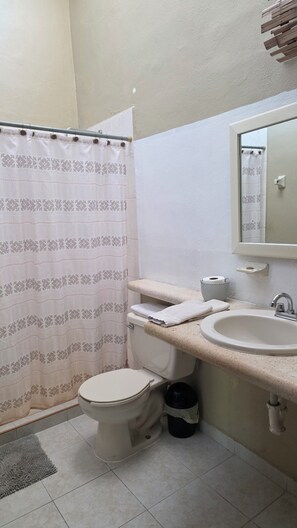 Shower, hair dryer, towels, soap - Bright & Spacious Well-Located 2 Bedrooms Home (Playa del Carmen)