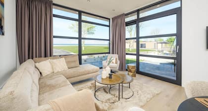 Waterfront Villa With Private Rooftop