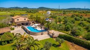 Exterior - SON FULLANETA - Villa with private pool and free Wi-Fi in Llucmajor (Llucmajor)