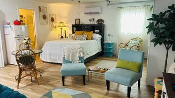 1 chambre, fer et planche Ă repasser, Wi-Fi gratuit, draps fournis