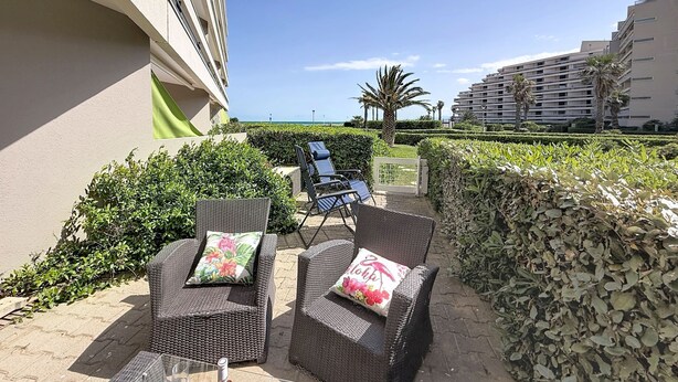 Terrace/patio - Le Beaupré by Interhome (Canet-Plage)