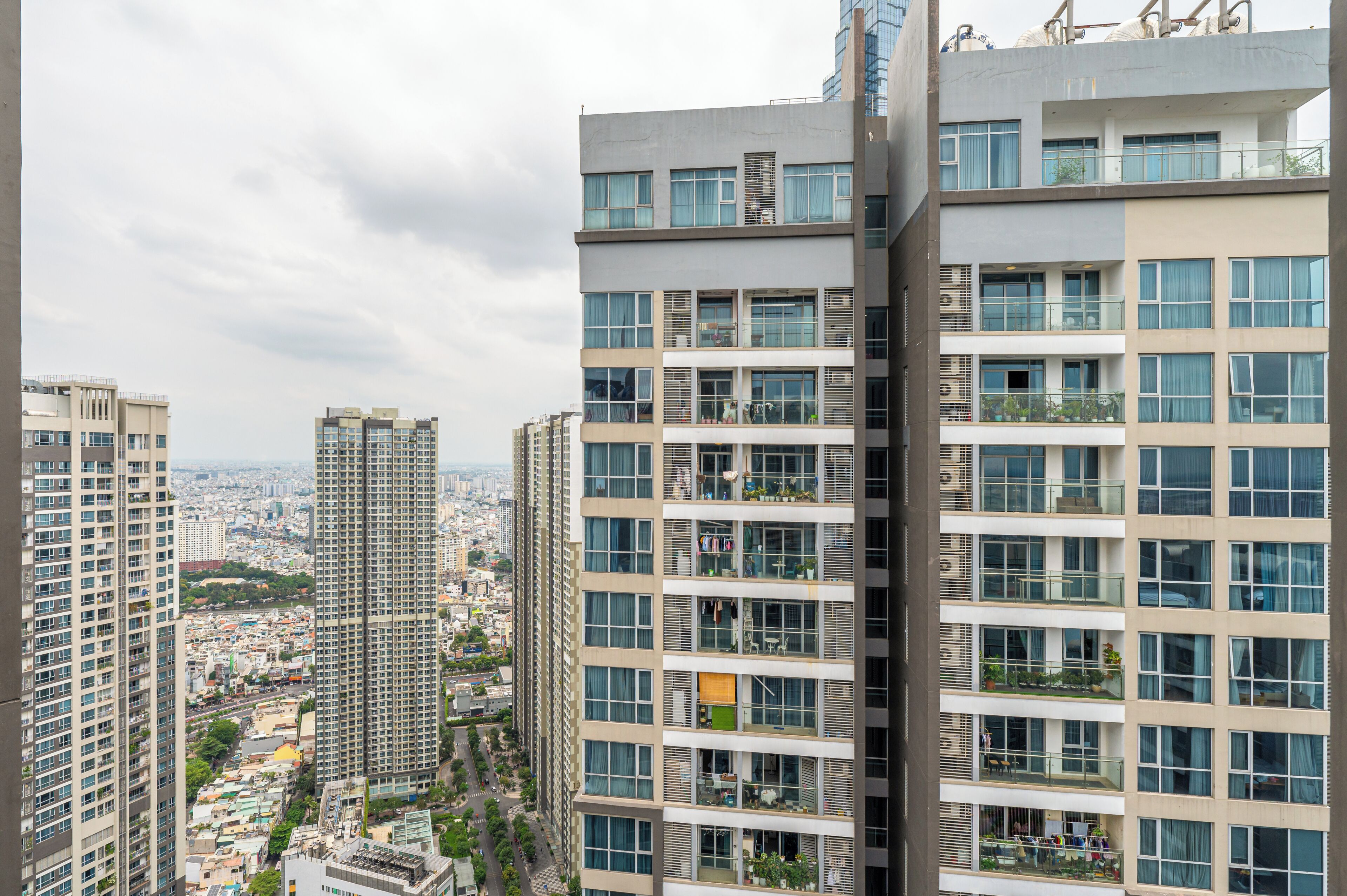 Deluxe Apartment, 1 Bedroom, Balcony, City View | Balcony view
