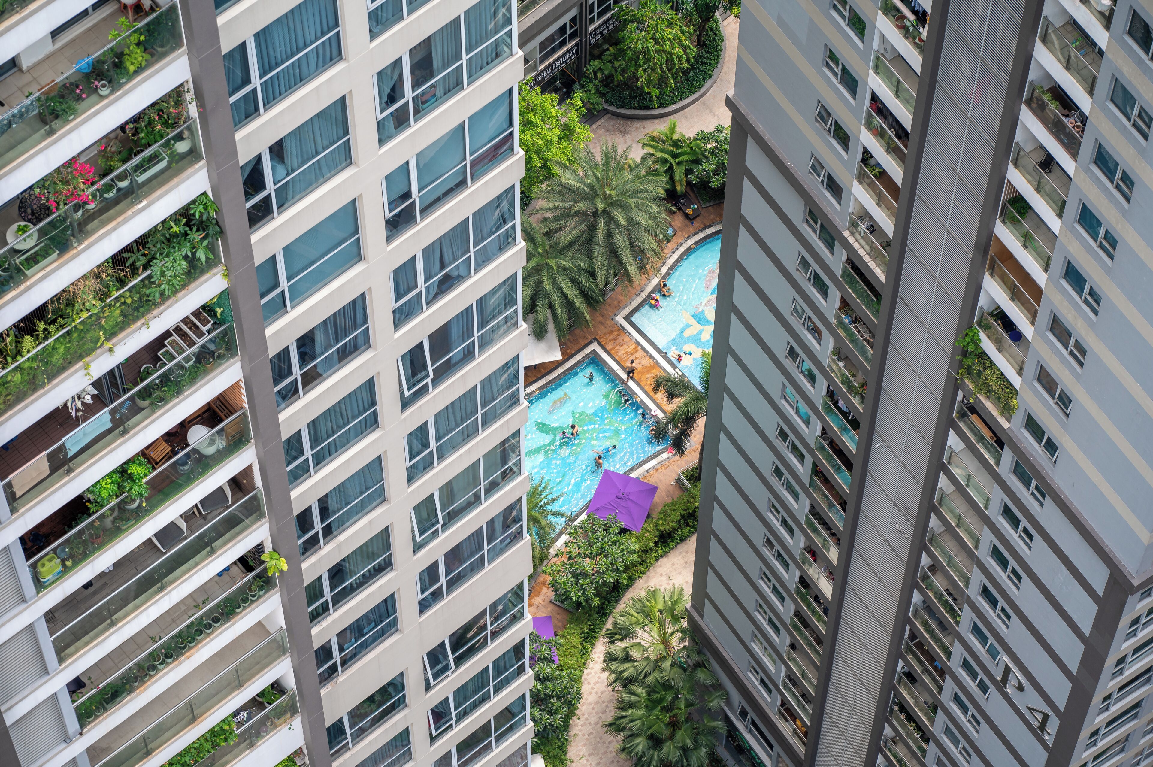 Appartement Deluxe, 1 chambre, balcon, vue ville | Vue depuis le balcon