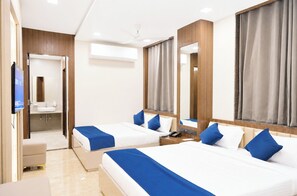 Deluxe Quadruple Room, Air conditioning | Hypo-allergenic bedding, desk, soundproofing, free WiFi - Hotel Rich Comfort Ajmer (Ajmer)