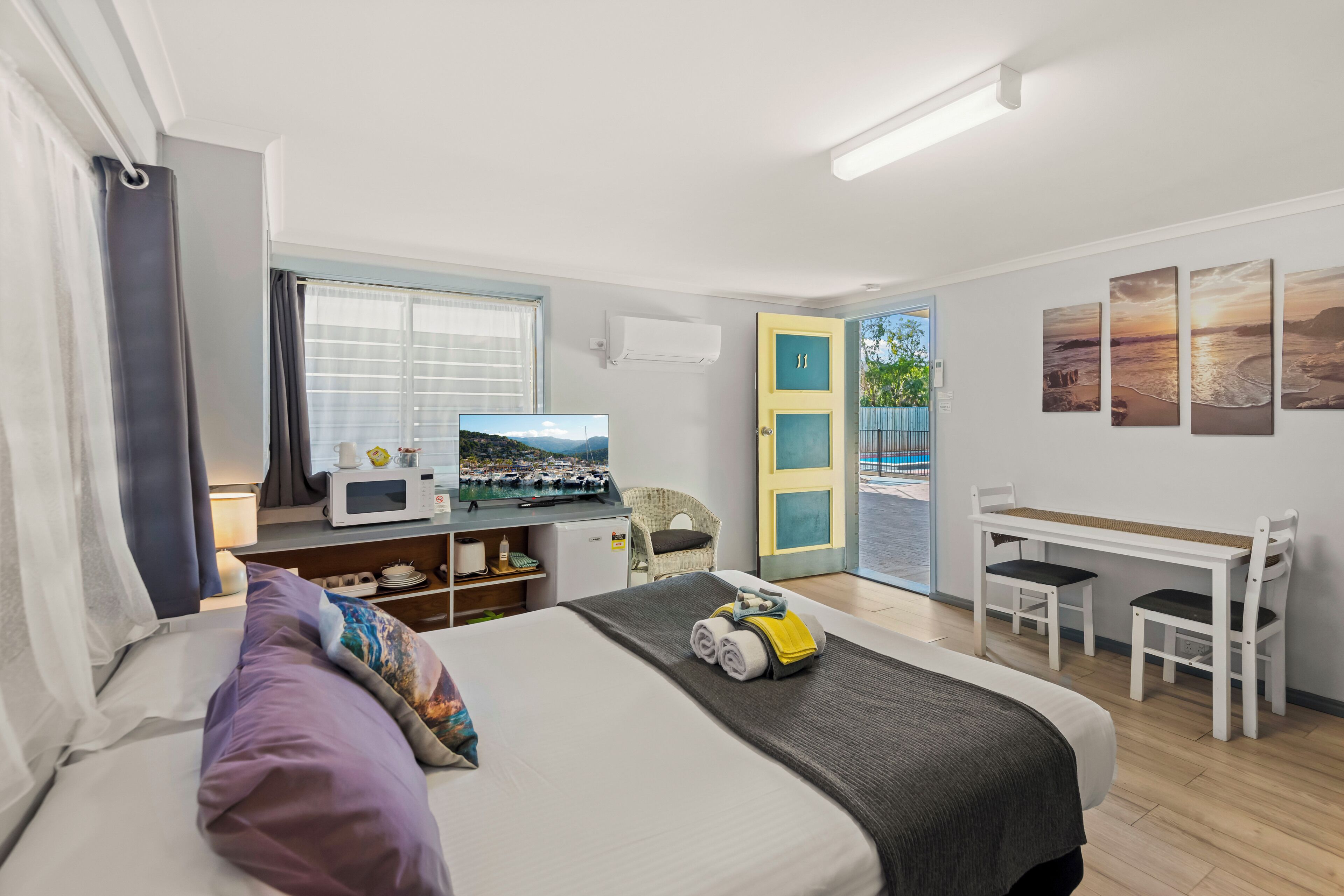 Wifi gratis y ropa de cama 