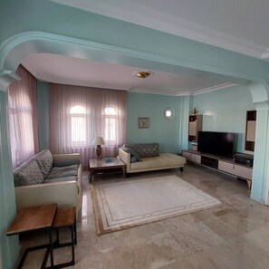 House, 3 Bedrooms, Smoking, Fireplace | Living room