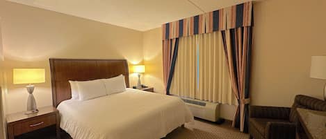 Deluxe Suite, 1 King Bed with Sofa bed, Non Smoking | Premium bedding, desk, laptop workspace, iron/ironing board