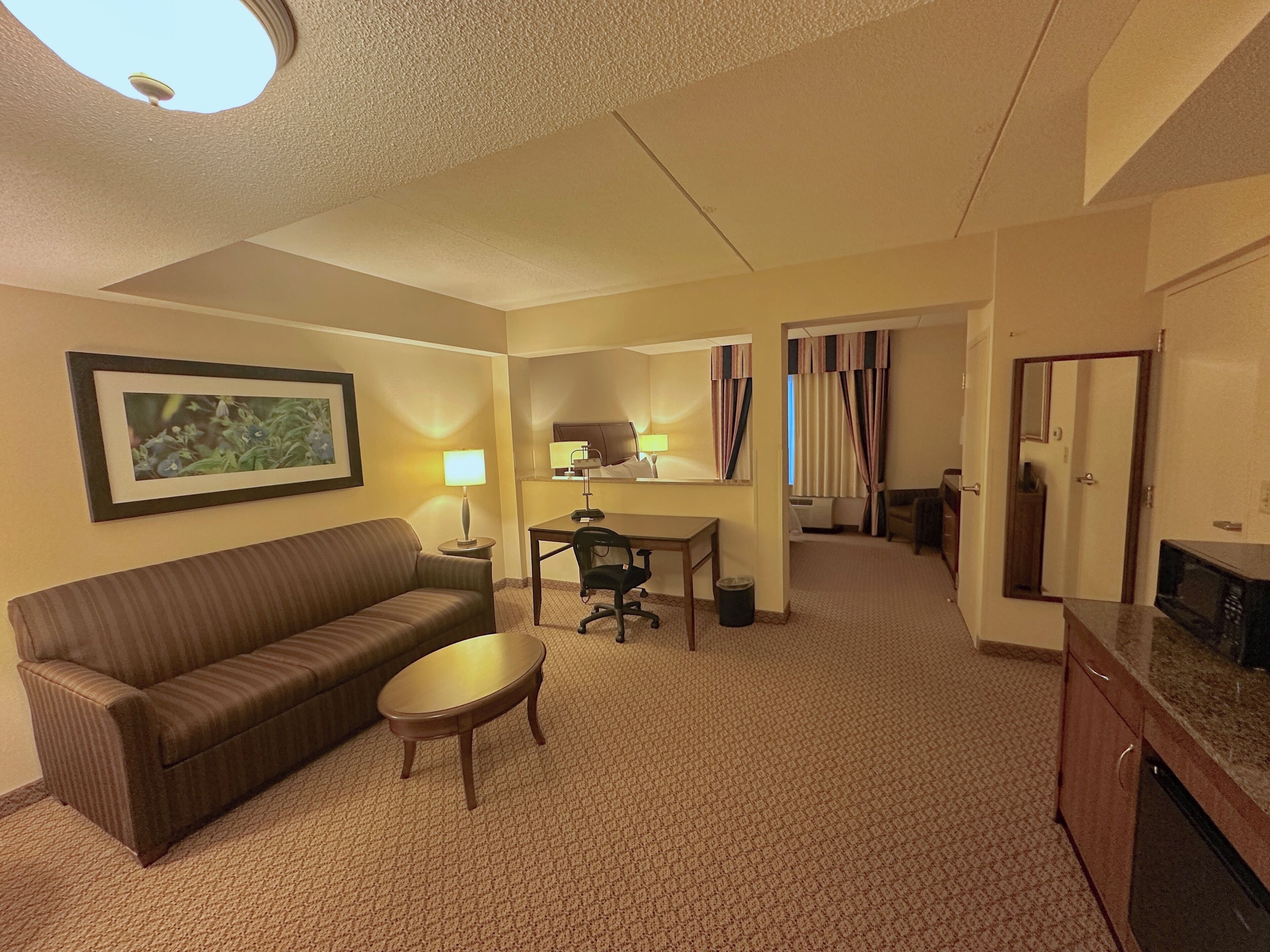 Suite Deluxe, 1 cama de matrimonio grande con sofá cama, no fumadores | Escritorio y espacio para trabajar con un portátil