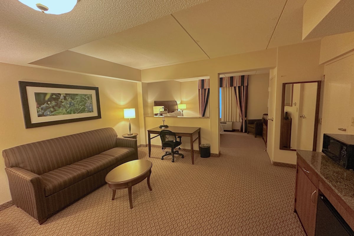 Suite Deluxe, 1 trÚs grand lit et 1 canapé-lit, non-fumeurs | Literie de qualité supérieure, bureau