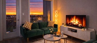 2BR Designer Suite St Vital Topfloor City Views