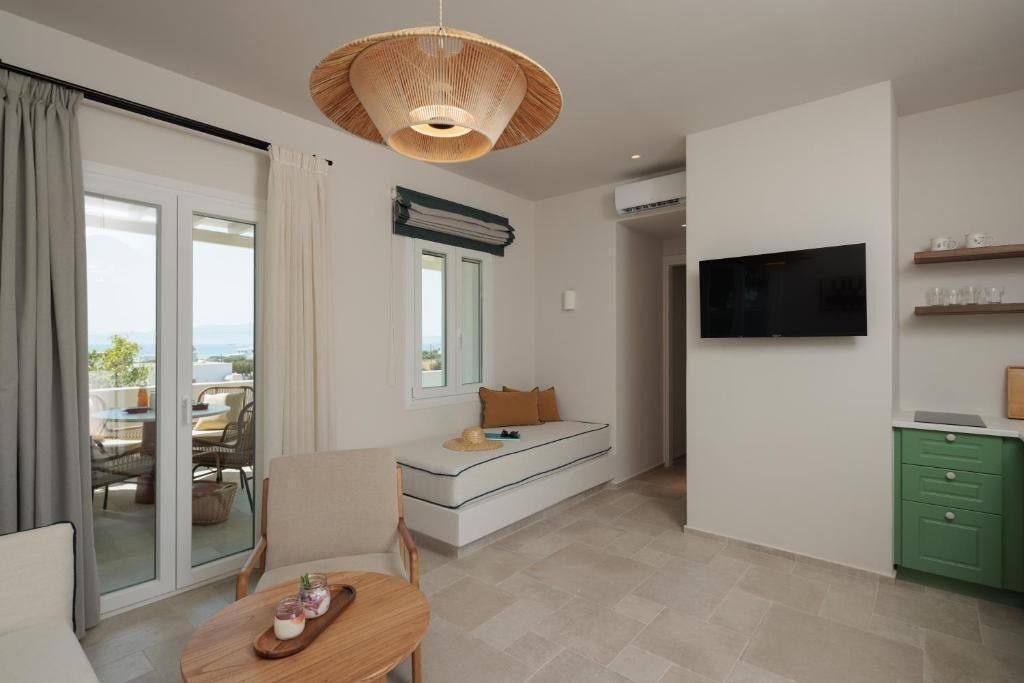 Appartement Majestueux, balcon, vue mer | Coin séjour