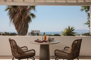Deluxe Studio Suite, Balcony, Sea View | View from room - Phoenicia Nature Naxos (Kastraki)