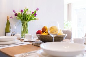 Dining - Sandpiper 1.4. Balcony. Sauna. close to the beach (Kellenhusen)