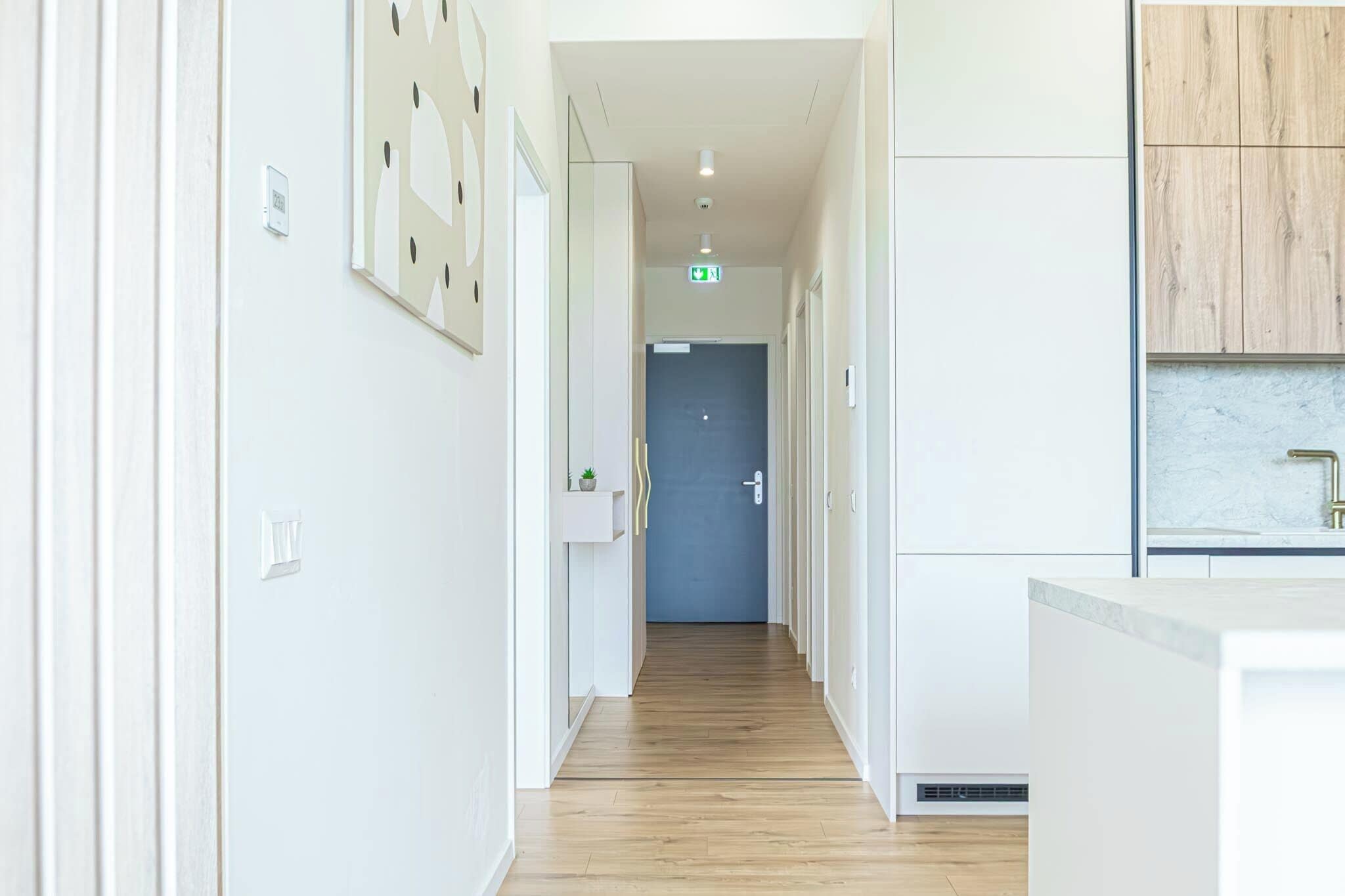 Appartement de base | Cuisine privée | Réfrigérateur, four à micro-ondes, un four, surface de cuisson