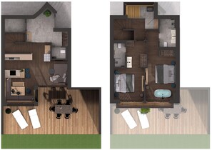 Luxury Chalet, Mountain View | Floor plan