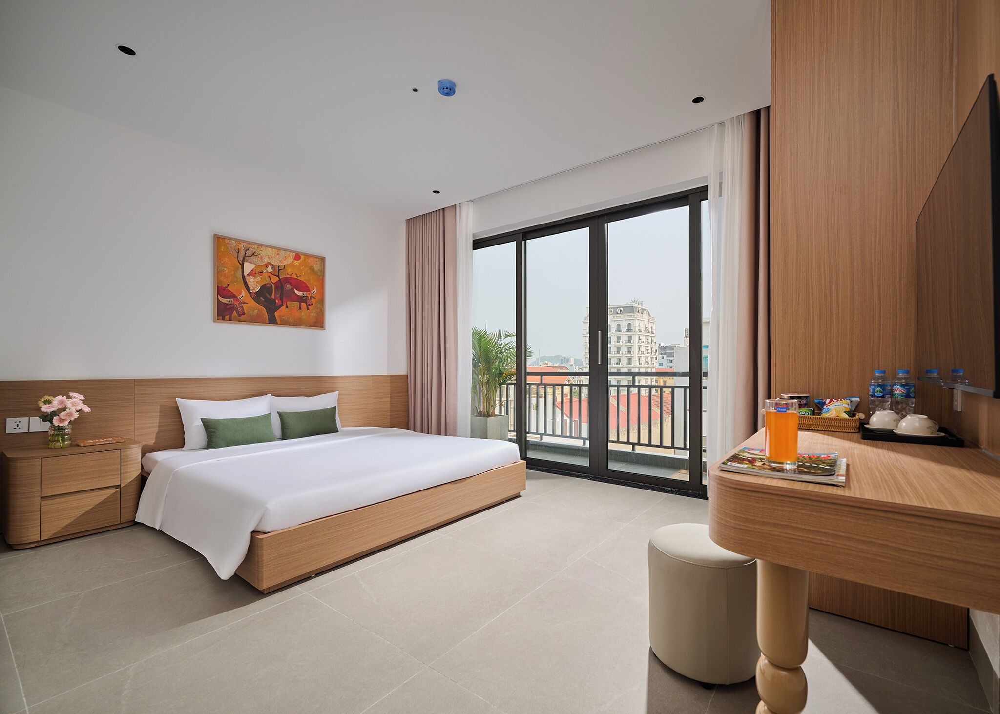 Chambre Double Deluxe, balcon, vue ville