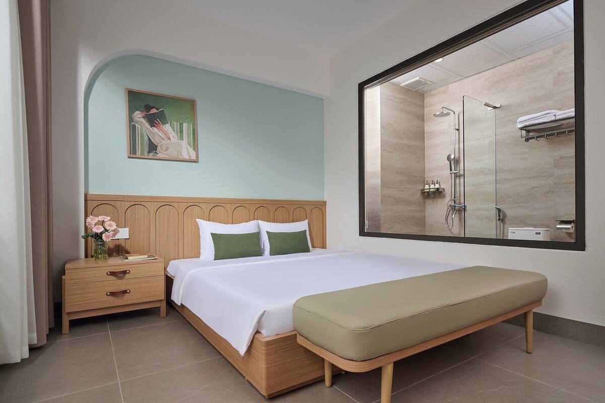 Chambre Double Deluxe, vue ville | Bureau, Wi-Fi gratuit