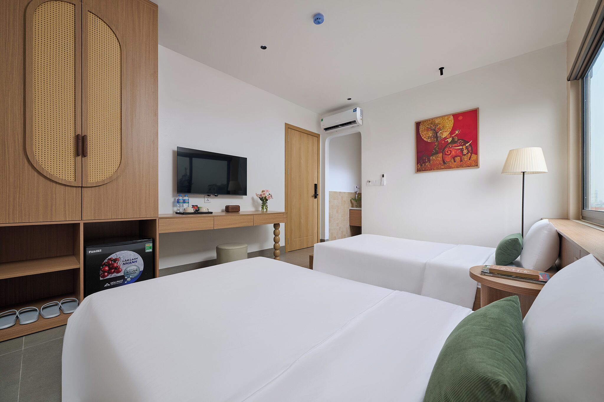 Chambre Standard avec lits jumeaux, vue ville