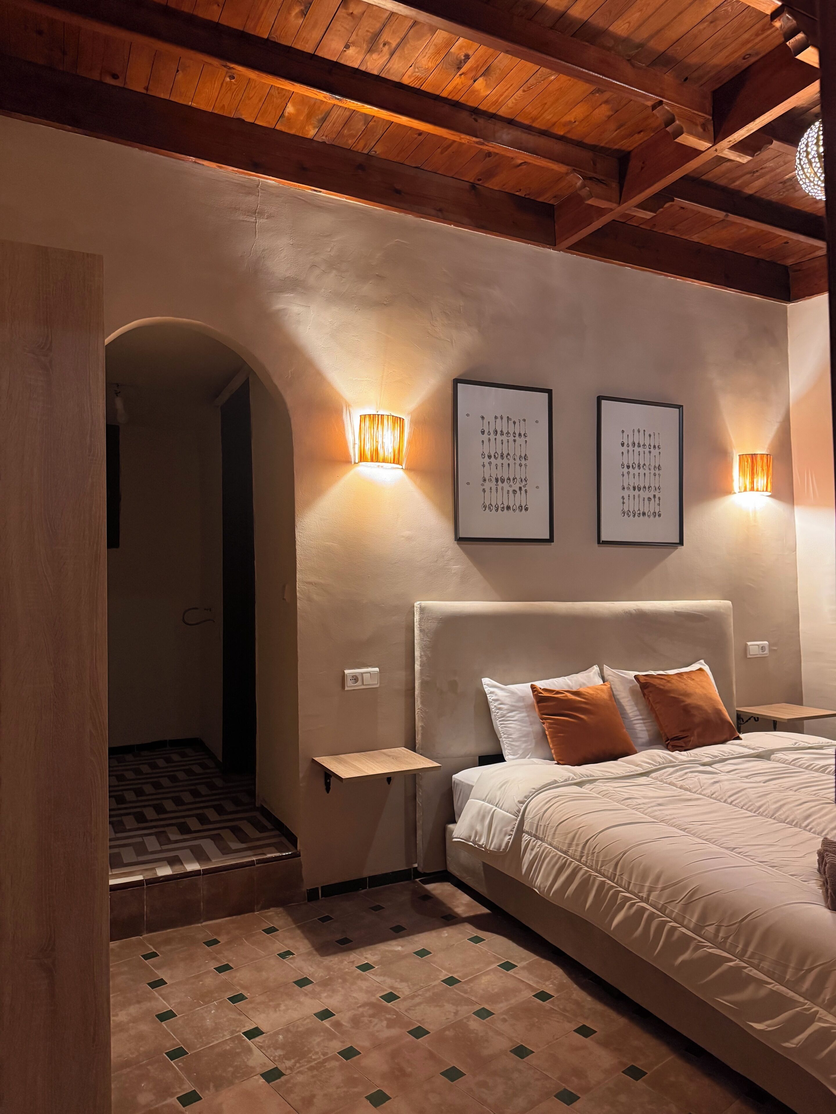 Chambre Double Confort, balcon, vue jardin | Literie de qualité supérieure, matelas mémoire de forme