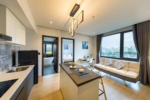 Premier 1 Bedroom Apartment | 전용 주방