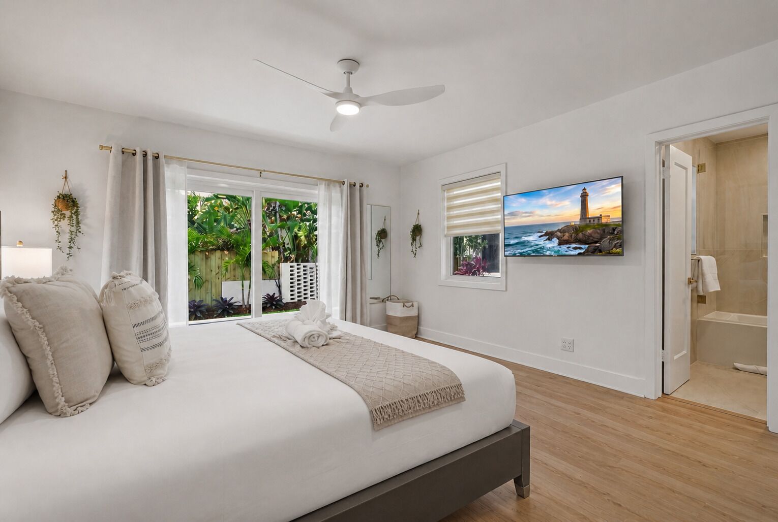 Desk, iron/ironing board, travel crib, free WiFi