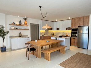 Chalet, 3 chambres, vue lagon | Restauration
