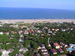 منظر من الجو على ارتفاع عالٍ
