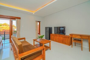 Familie-studiosuite | Oppholdsområde
