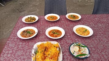 Comfort Double Room, Mountain View | Outdoor dining