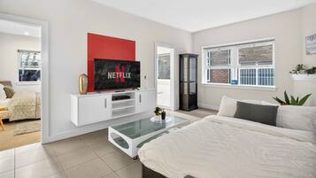 Desk, iron/ironing board, free WiFi, bed sheets