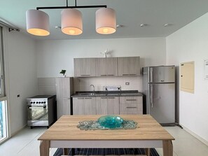 Chalet, 2 makuuhuonetta, näköala laguunille | Yksityinen keittiö