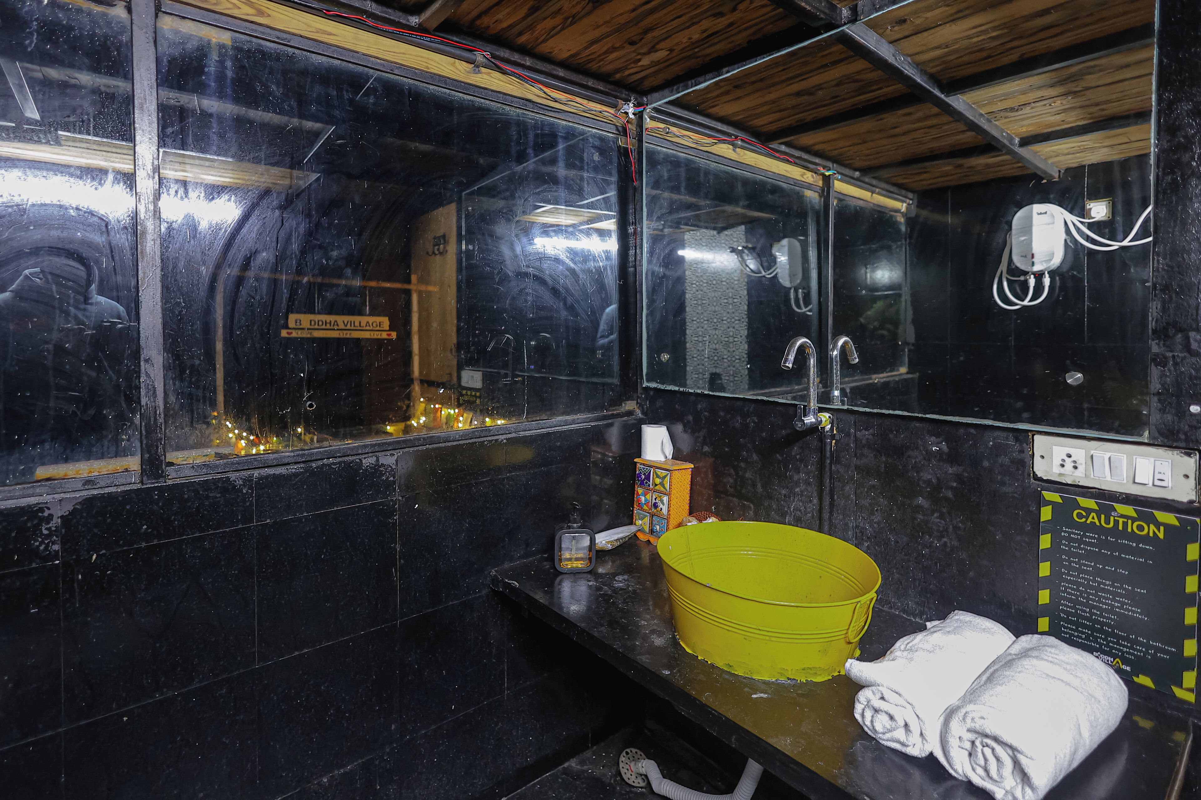 Suite, Lake View | Bathroom | Shower, towels, shampoo, toilet paper