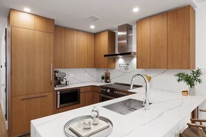 Private kitchen - Private Rooftop Luxury Apartment in Chelsea (New York)