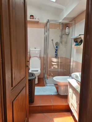 Hårtørrer, bidet, håndklæder, Sæbe