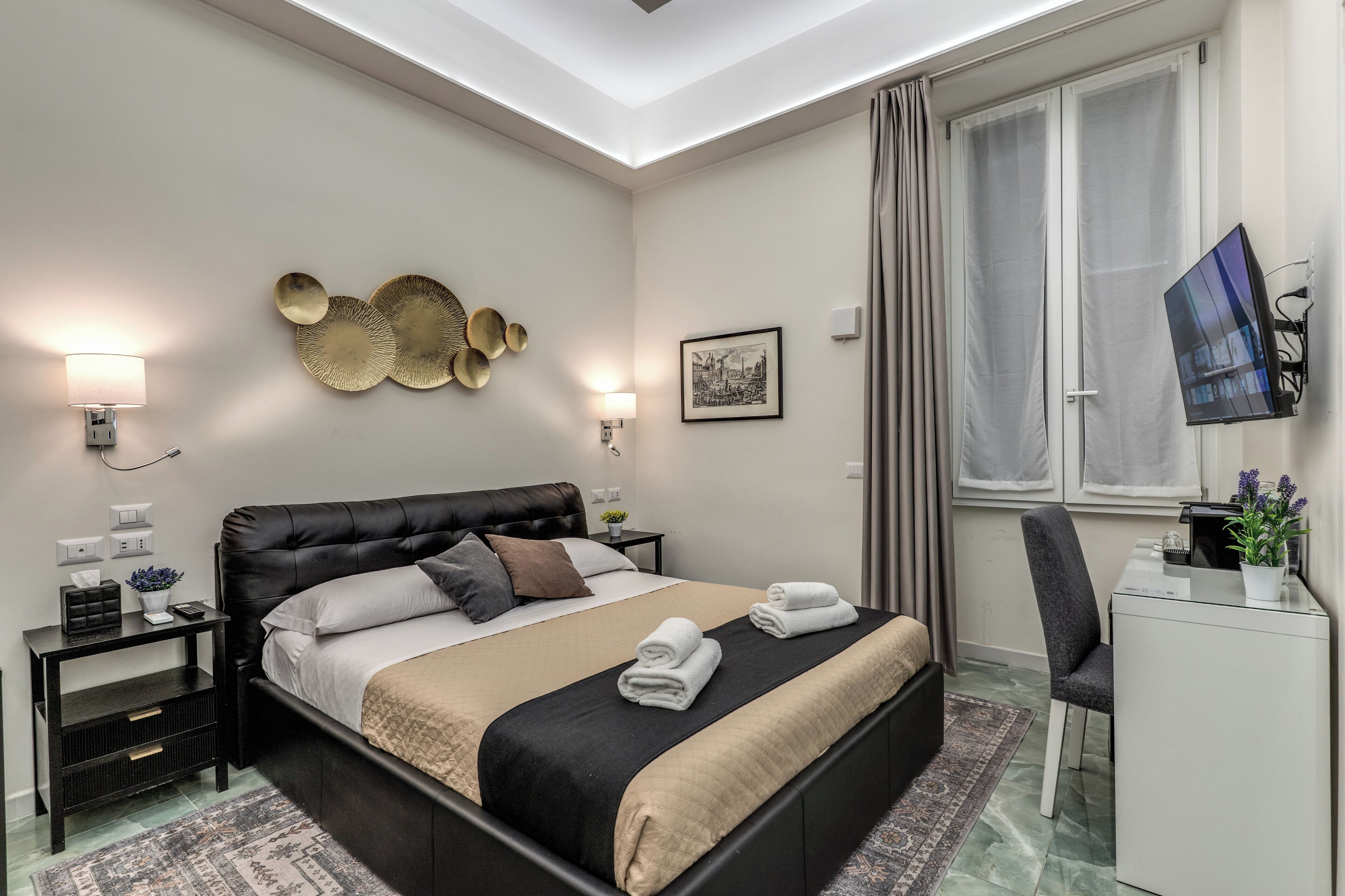 Deluxe-Doppelzimmer | Zimmersafe, Bügeleisen/Bügelbrett, kostenloses WLAN