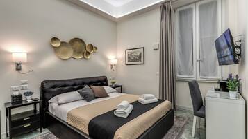 Deluxe-Doppelzimmer | Zimmersafe, Bügeleisen/Bügelbrett, kostenloses WLAN
