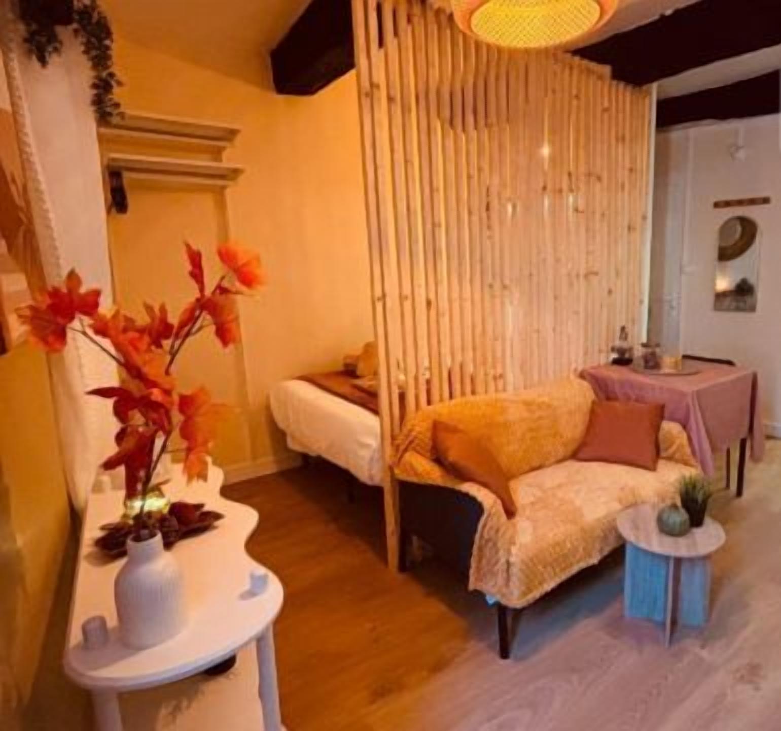 maison cély -Pièce de nuit et de vie séparée