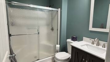Towels, soap, toilet paper
