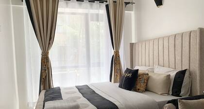 Designer Kitenge Studio, Mustard & Black Chic Retreat